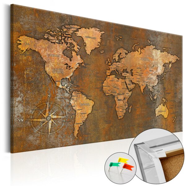 Korkbild - Rusty World [Cork Map]