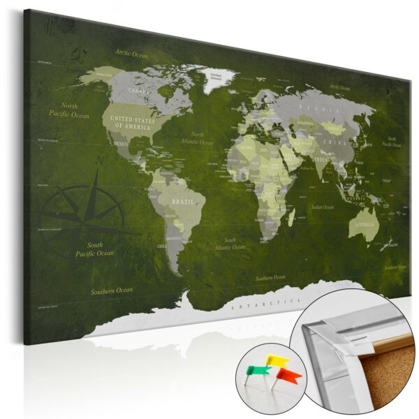 Korkbild - Malachite World [Cork Map]