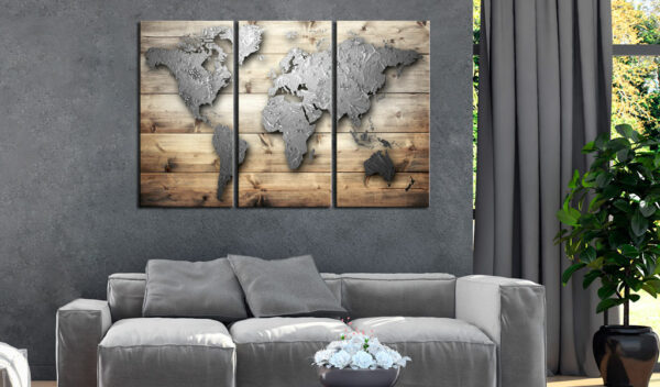 Korkbild - Doors to the World [Cork Map] – Bild 2