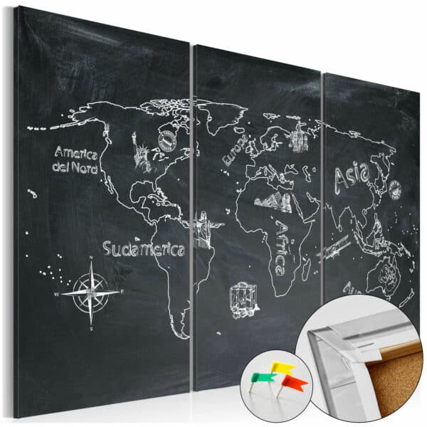 Korkbild - Geography lesson [Cork Map]