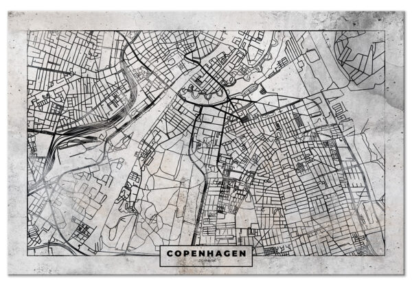 Leinwandbild - Copenhagen Plan (1 Part) Wide – Bild 2