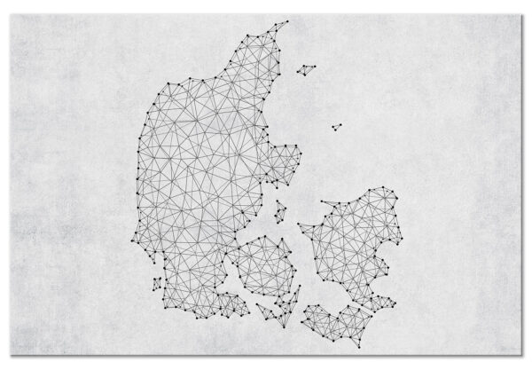 Leinwandbild - Geometric Land (1 Part) Wide – Bild 2