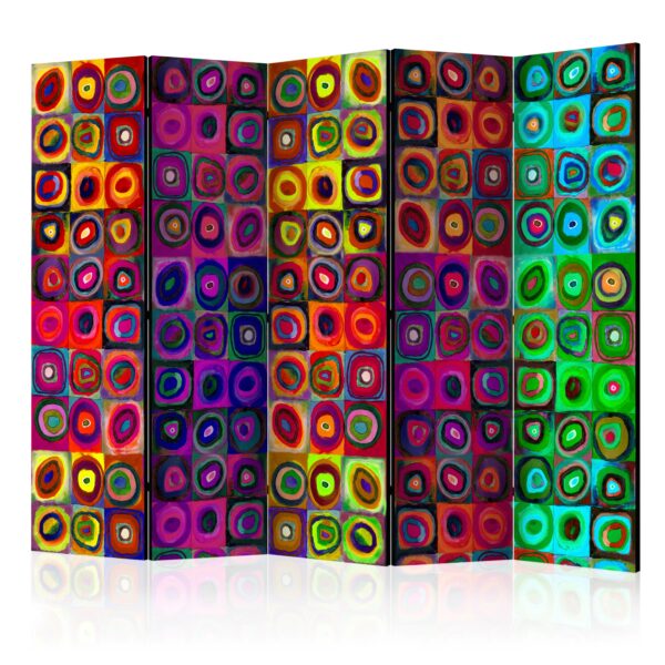 Paravent - Colorful Abstract Art II [Room Dividers]