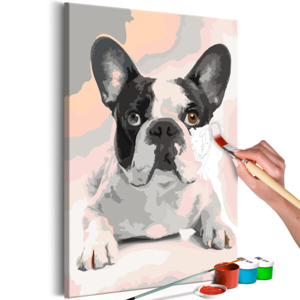 Malen nach Zahlen - Französische Bulldogge