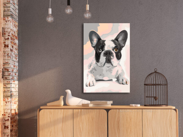 Malen nach Zahlen - Französische Bulldogge – Bild 2