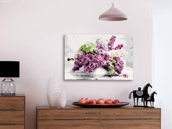 Malen nach Zahlen - Vase and Flowers – Bild 2