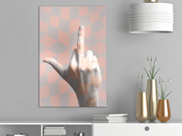 Leinwandbild - F*ck You! (1 Part) Vertical – Bild 2