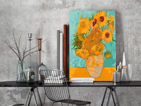 Malen nach Zahlen - Van Gogh's Sunflowers – Bild 2