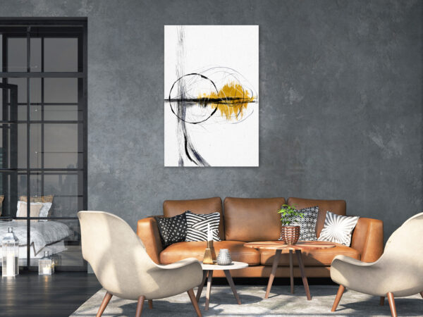 Leinwandbild - Golden Sunrise (1 Part) Vertical – Bild 2
