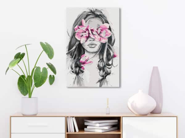 Malen nach Zahlen - Flowers On Eyes – Bild 2