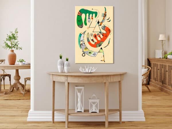 Malen nach Zahlen - Vasily Kandinsky: Vert et rouge – Bild 2