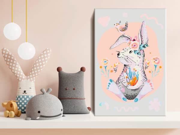 Malen nach Zahlen - Colourful Rabbit – Bild 2