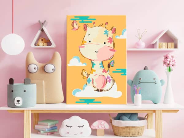 Malen nach Zahlen - Funny Giraffe – Bild 2