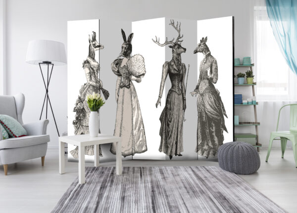 Paravent - Chic Zoo II [Room Dividers] – Bild 2
