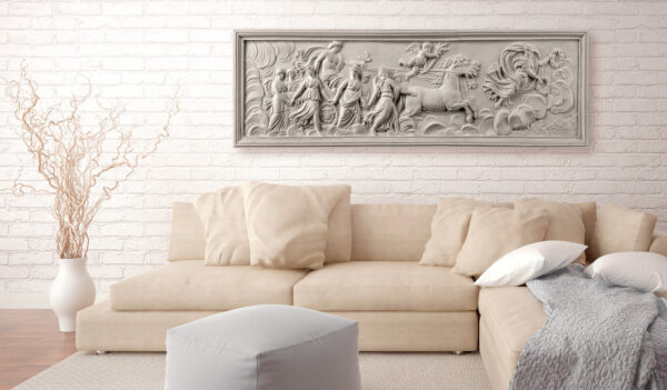 Leinwandbild - Relief: Apollo and Muses – Bild 2