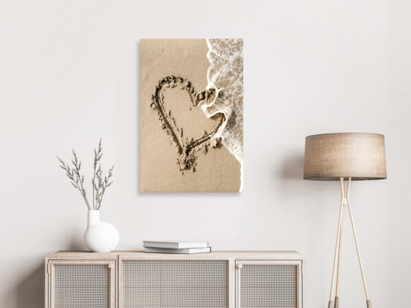 Leinwandbild - Wave of Love (1 Part) Vertical – Bild 2
