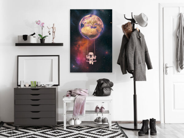 Leinwandbild - Space Swing (1 Part) Vertical – Bild 2