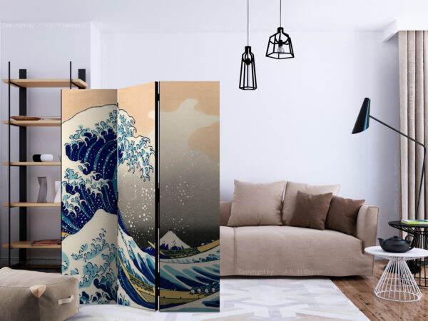 Paravent - The Great Wave off Kanagawa [Room Dividers] – Bild 2