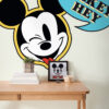 Selbstklebende Vlies Fototapete/Wandtattoo - Mickey Hey XXL