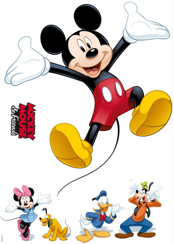 Wandsticker-Selbstklebefolie - Mickey and Friends – Bild 2