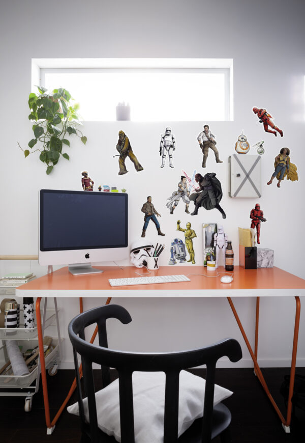 Wandsticker-Selbstklebefolie - Star Wars Heroes Villains