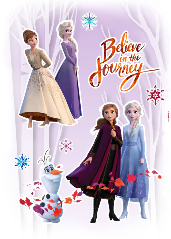 Wandsticker-Selbstklebefolie - Believe in the Journey – Bild 2
