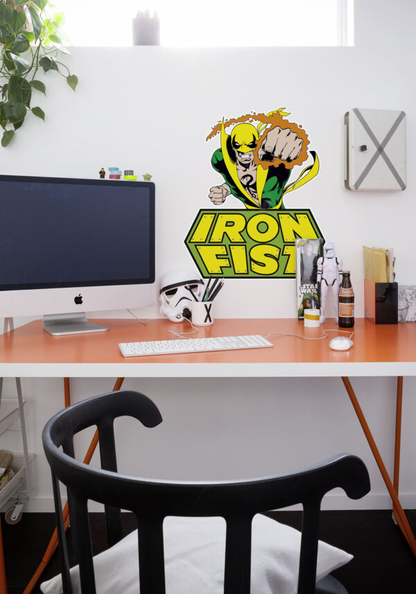 Wandsticker-Selbstklebefolie - Iron Fist Comic