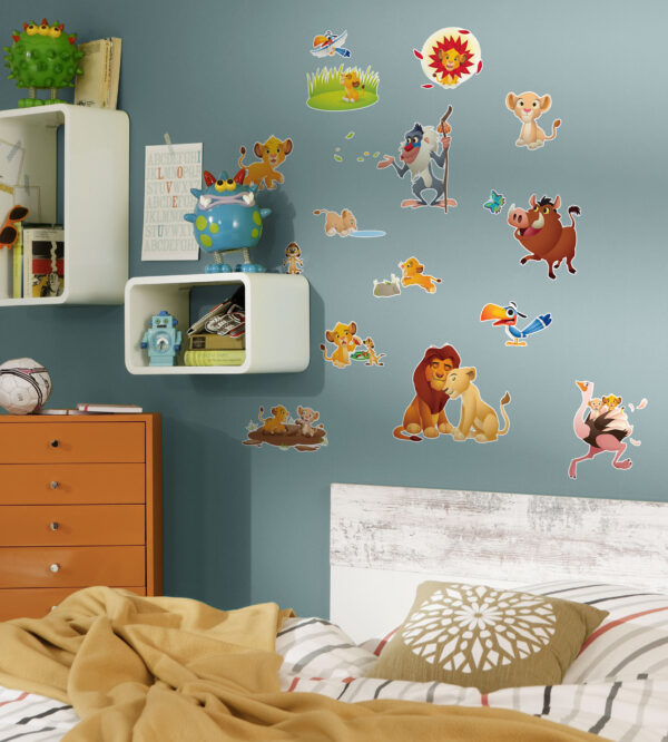 Wandsticker-Selbstklebefolie - Lion King Wildlife