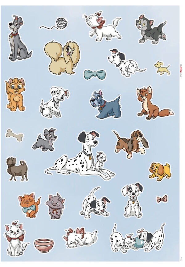 Wandsticker-Selbstklebefolie - Disney Cats and Dogs – Bild 2