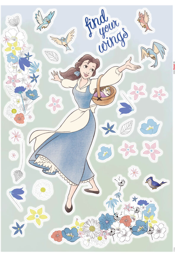 Wandsticker-Selbstklebefolie - Belle find your Wings – Bild 2