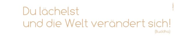 Wandsticker-Selbstklebefolie - Du lächelst – Bild 2
