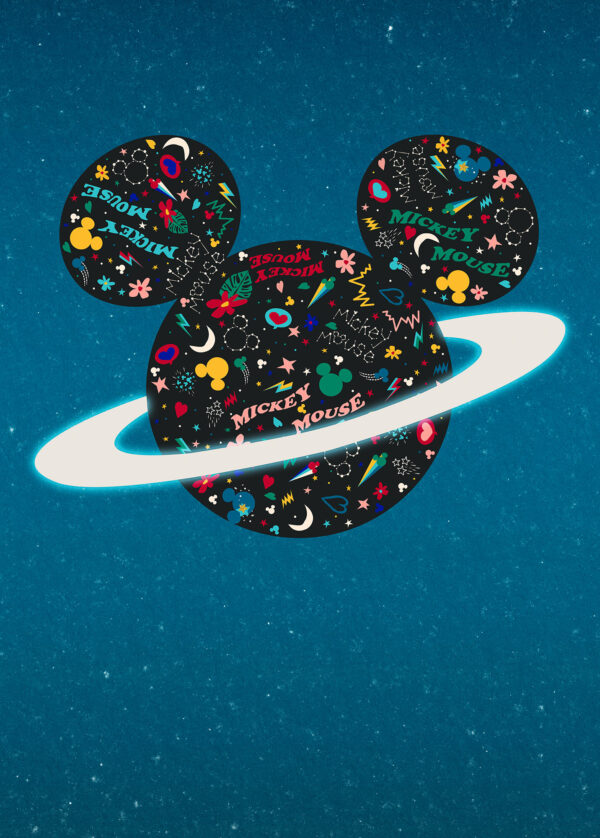 Fototapete - Planet Mickey – Bild 2