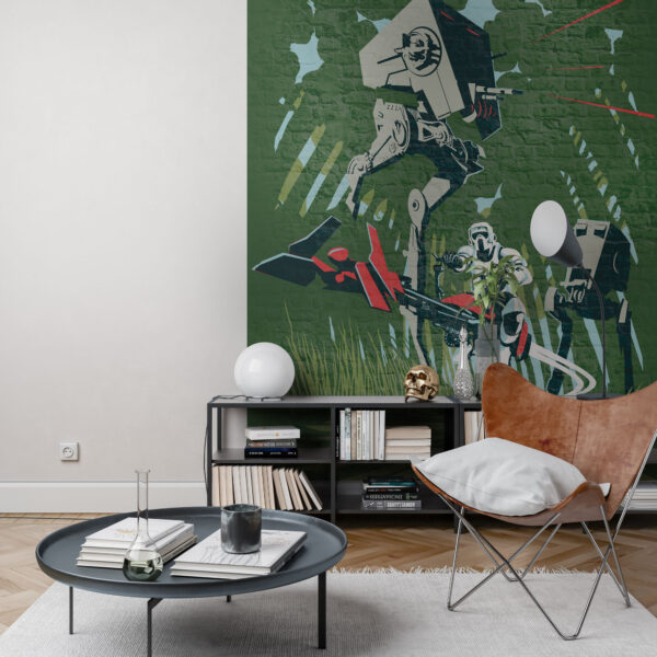 Fototapete - Star Wars Classic Concrete Endor