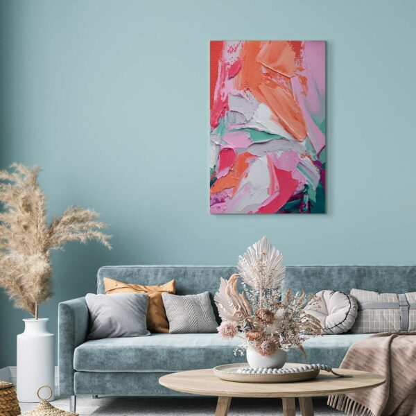 Leinwandbild - Energetic Colors - Abstract Composition with Intense Colors – Bild 2