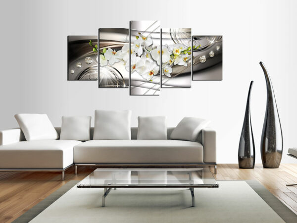 Leinwandbild - Orchid with Diamonds – Bild 2