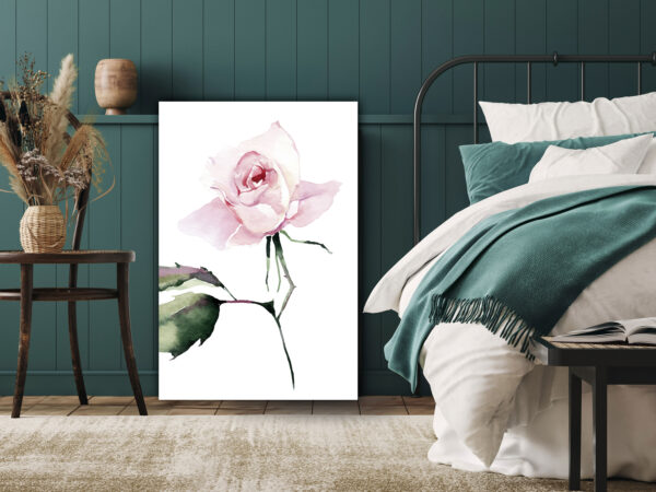 Leinwandbild - Lonely Rose (1 Part) Vertical – Bild 2