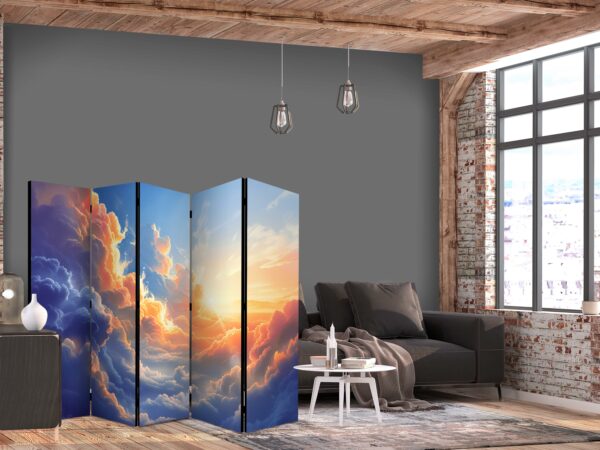 Paravent - Sunset Over a Cloudy Sea: A Marvelous Symphony of Colors [Room Dividers] – Bild 2