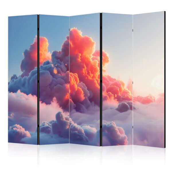 Paravent - Twilight Spectacle: Clouds in Shades of Pink and Purple [Room Dividers]