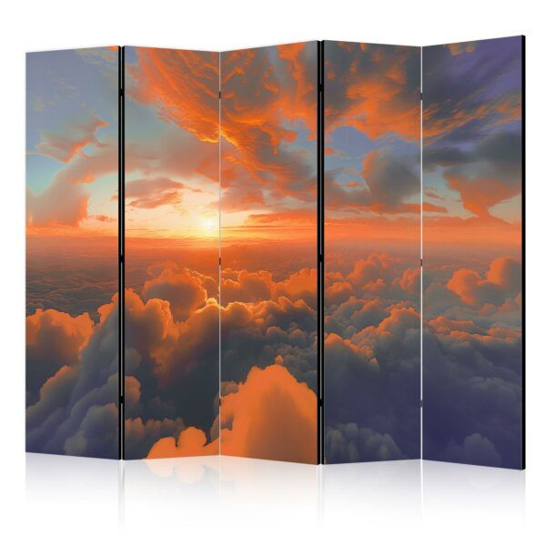 Paravent - When Dawn Tickles the Clouds: A Color Spectacle on the Morning Sky [Room Dividers]