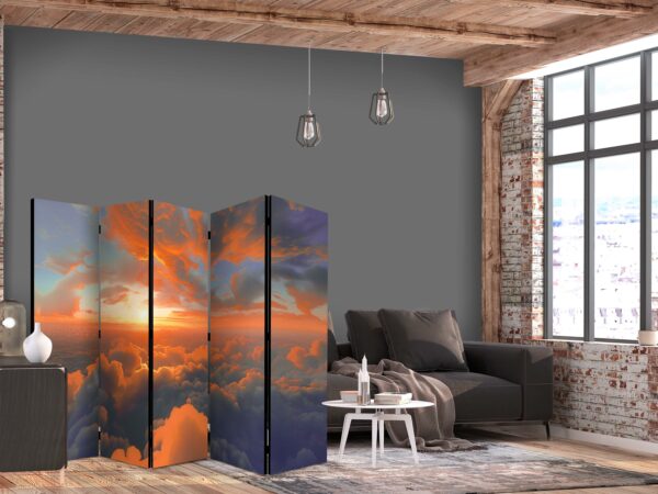 Paravent - When Dawn Tickles the Clouds: A Color Spectacle on the Morning Sky [Room Dividers] – Bild 2