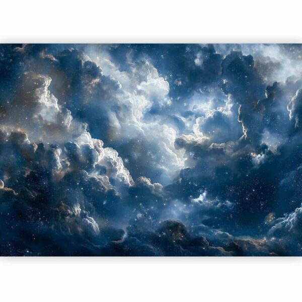 Fototapete - Astronomical Wonders: Clouds and Stars in Harmonious Combination – Bild 2