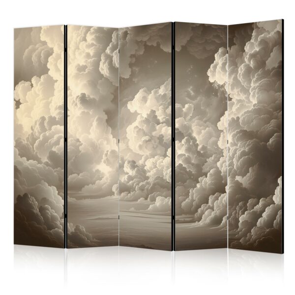 Paravent - Whisper of Illuminated Clouds: Soft Light Play in the Sky Theater [Room Dividers]