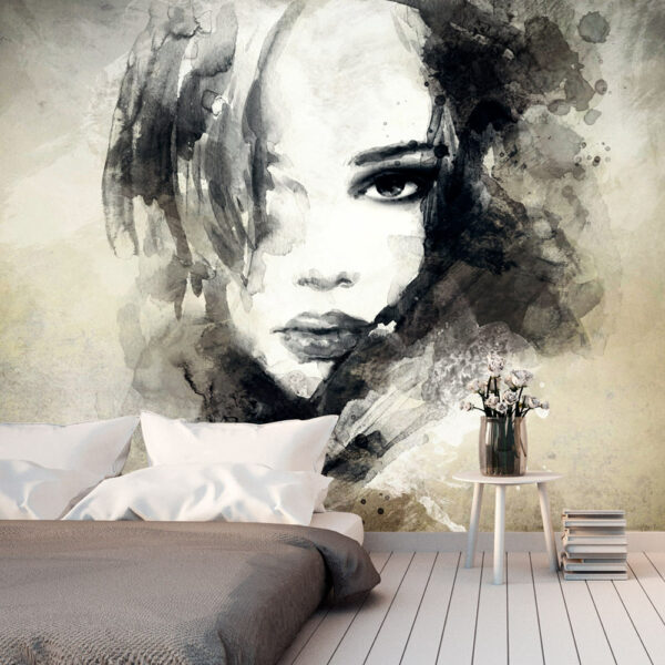 Fototapete - Mysterious Girl – Bild 2