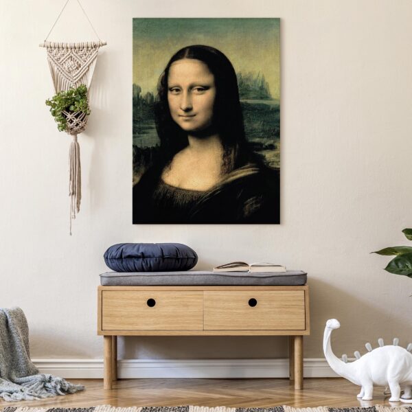 Leinwandbild - Mona Lisa (fragment) – Bild 2