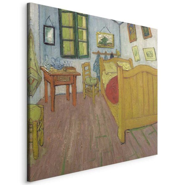 Leinwandbild - The bedroom (Vincent Van Gogh)