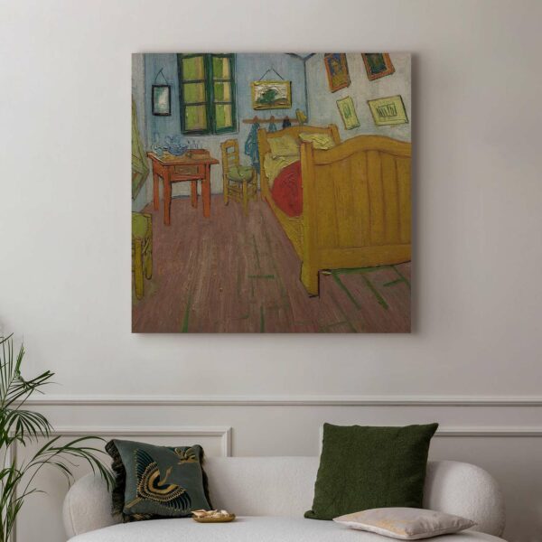 Leinwandbild - The bedroom (Vincent Van Gogh) – Bild 2