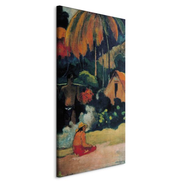 Leinwandbild - Mahana maa II (Paul Gauguin) – Bild 2