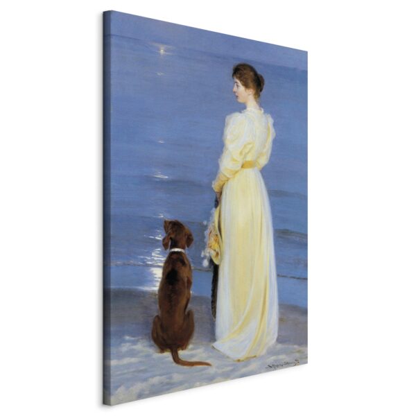 Leinwandbild - Summer Evening in Skagen