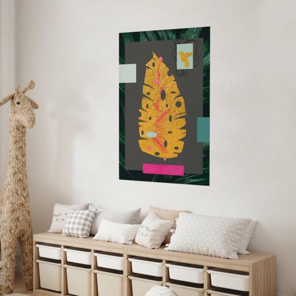 Poster - Golden Leaf – Bild 2