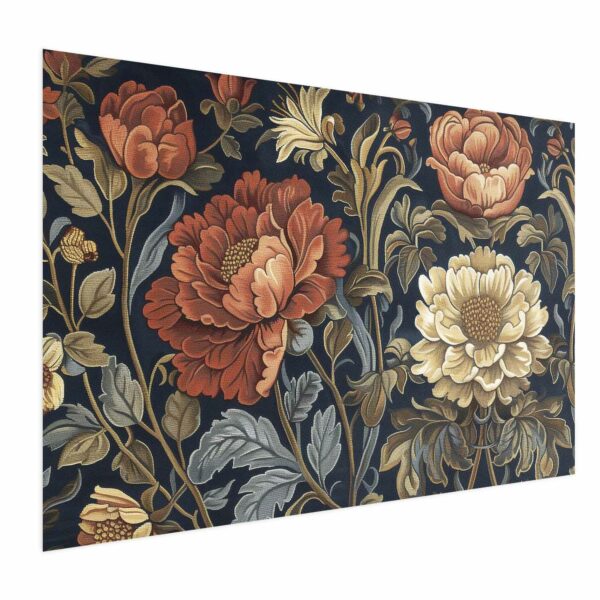 Poster - Tapestry Large Retro Flowers